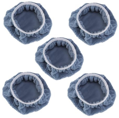 iplusmile 5stücke Teiliges Fleece Polierpads Für Wiederverwendbare Weiche Wachs-applikatoren Für Lackpflege Und Innenraumreinigung Hohe Wasseraufnahmefähigkeit Für Instrumententafeln