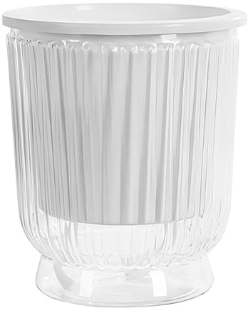 Generisch Vasi autoirriganti Interni - Vasi fiduciosi | Piante da interno moderne decorative Pot | Vasi da fiori con serbatoio profondo per violette africane, orchidea