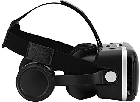 VR Glasses 3D VR Glasses Virtu For Virtual Reality 3D VR Glasses w Earphone For 3.5-6.0 Phones Excellent Panel VR Our Cover Adsorption For and dissipation.