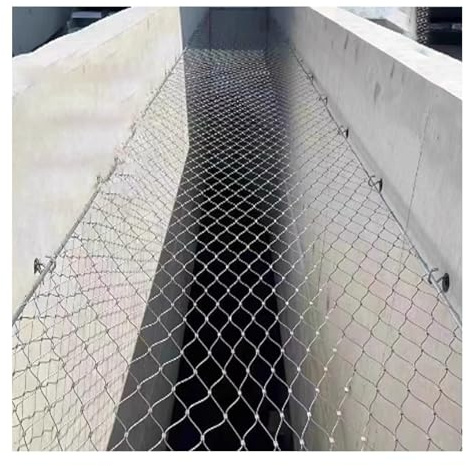 YPIOUREN Rete Metallica For Recinzioni , Rete Flessibile In Acciaio Tipo X, Rete Metallica In Acciaio Inossidabile 304, Recinzione In Rete Metallica, For Esterni, Patii, Giardini(5*1.8m/16.4*5.9ft)