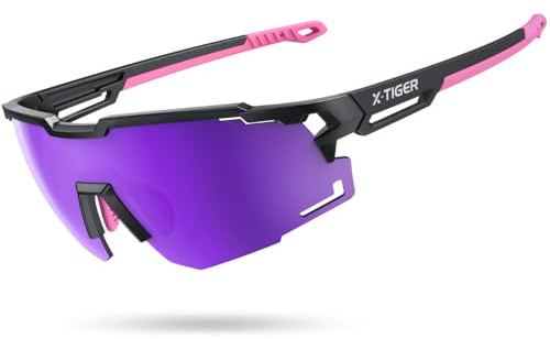 X-TIGER Schnelle Brille Herren, Damen Ultraleichte TR90 Fahrradbrille
