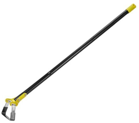 Mikikit Houe à Désherber Manuelle en Acier Inoxydable Manche Ergonomique, Cultivateur Manuel pour Désherbage et Jardinage à Domicile