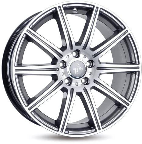 KESKIN KT16 PALLADIUM FRONT POLISH 8,5x19 ET30 5.00x5x112 Hub Hole 66.60 mm - Alu felgen