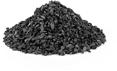 TM Aquatix Aquarium Gravel Substrate for Fish Tanks Natural Stones Perfect for Plant Growth 3-5mm (1kg, Black)