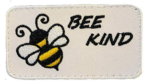 Bee snälla och ögla lapp - 7 cm x 4 cm