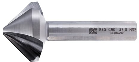 PFERD TOOLS HSS Kegel-und Entgratsenker 90° Ø 37 mm Schaft-Ø 12 mm DIN 335 C 3-Flächenschaft
