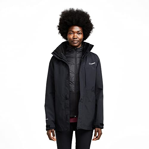Berghaus Women's Maitland Long GORE-TEX® Jacket with Adjustable Hood, Waterproof, Breathable, Windproof & Lightweight Raincoat, Ideal for Walking, Hiking & Outdoor Recreation