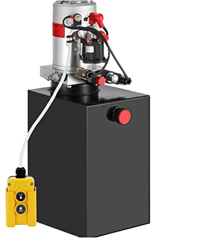 Dump Dump for Pompa idraulica a Doppia recitazione unità di rimorchio DC 12V Dump Auto Dump Dump Auto Sollier Auto Sollevaggio Jake Power 15L unità YIJIAN
