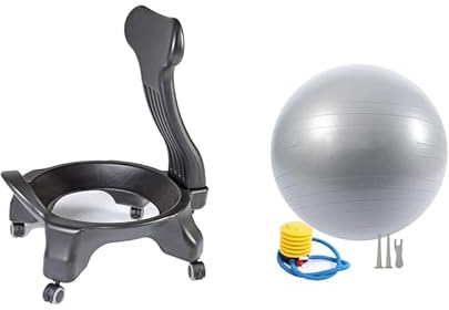 Homnova Ballon Bureau Siege 55 Ballon De Grossesse Chaise Boule De Yoga Antidéflagrante Chaise Boule De Bureau Chaise De Correction De Posture Antidérapante pour Enfants,004