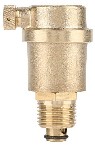 Akozon DN15 G1/2 Valvola Automatica di Sfiato Aria in Ottone per Scarico Pressione dello Scaldabagno Solare, Resistente Alle Alte Temperature, a Prova di Corrosione, con