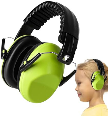 Cuffie con cancellazione del rumore, protezione per le orecchie dei bambini, Cuffie multiuso con cancellazione del rumore, Cuffie antirumore di sicurezza con cuscinetti auricolari per studiare, rilass