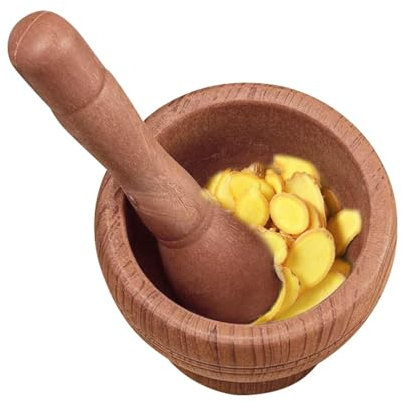 Juego de mortero y maja grande,Mortero y majas, Molinillo manual para triturar ajo y cuencos de guacamole, Herramientas para condimentar, artilugios para el hogar, molinillo de alimentos, hacer guacam