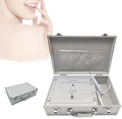 Bolígrafo Portátil para Eliminar Lunares, Máquina Electrónica para Eliminar Verrugas Y Tatuajes con 10 Niveles De Fuerza Ajustables, con Aguja Gruesa Y Aguja Fina