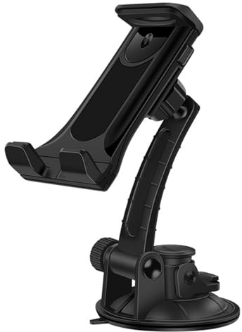 Lerpwige Général d'occasion Support Téléphone Support Grande Ventouse Poignée de Pare-Brise Sécurisée Bras Réglable Support de Téléphone pour Appareil Mobile