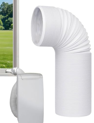 Dranng Manguera De Escape De Aire Acondicionado, Tubo Extensible Para Aire Acondicionado Portátil, 130/150mm, ABS, 1.5 M