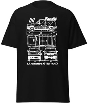 Camiseta para Hombre o Mujer Coche Clásico Panda 4x4 Vintage Estilo Retro para Fan