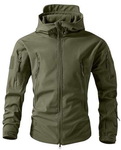 Generisch Camouflage Jacke Herren Kapuze Herren Jagd Sakko Militär Jacke Herren Canvas Übergang Us Field Winter Parker