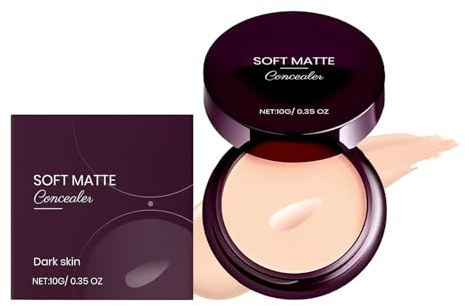 Corrector Mate Larga Duración Impermeable Ligero 10g | Crema Correctora Impermeable Para Trabajo, Mañana, Exterior, Evento, Viaje, Hogar,