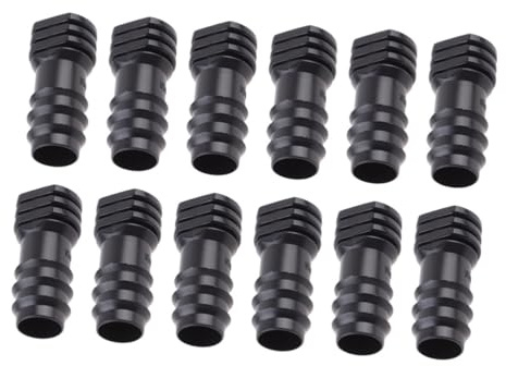 Mipcase 20 pièces Bouchons de Tuyau PE pour Système Arrosage de Jardin Fermeture Étanche et Installation Facile Accessoires de Micro-arrosage pour et Tubes Irrigation