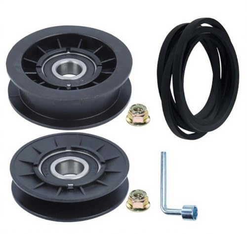 FUBESK Kit tenditore e cinghia a V per tosaerba GX20286 GX20287 e AUC20393 1642HS