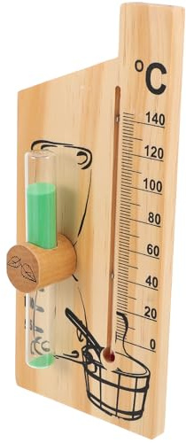 NUOBESTY Sauna Wand Sanduhr 15 Minuten Timer Saunazeitmesser für Saunaräume und Dampfbäder
