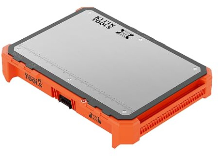 Klein Tools 54826MB MODbox Tray Work Top, Portable Worktop Surface, Multi-Use Workbench Top, Stainless Steel, Modular Work Surface