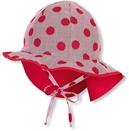 Sterntaler baby flickors solhatt med nackskydd