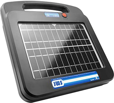 Weidezaungerät Solar 12 Volt Elektrozaungerät 12V Elektrozaun, Ausführung:10 km 0.5 Joule