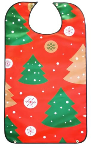 VALICLUD 1pc Adult Bib Adult Eating Bibs Feeding s Christmas Baby Clothing Protector Christmas Aprons Old Xmas Elderly Scarf Pu Waterproof Fabric Washable