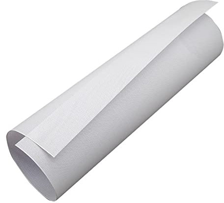 VERBENA 1 x filtre anti-poussière en PVC pour ventilateur d'ordinateur - 30 x 100 cm - Blanc