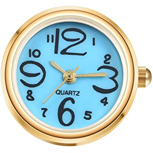 JewelryWe Ringuhr Fingeruhr Damen Ultradünn Rund Analog Quarz Ring Uhr Verstellbare Fingerringuhr Uhrenring mit Digital Zifferblatt