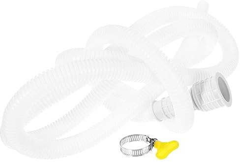 OSALADI Tuyau de Vidange en Pvc 4 M pour Climatiseur et Lave-linge Tube D'évacuation à Étanchéité Usage Multifonctionnel