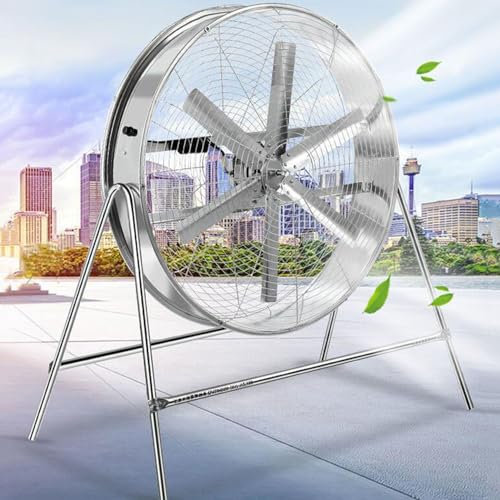 BETAM Ventilatore Industriale,220V Ventola Aspirazione/Estrattore Aria,Regolazione Continua della velocità,per Officine, Mense, Allevamenti Soffiatore di Scarico,Griglia Spessa,700mm