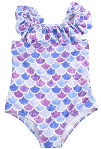 A2Z 4 Kids Flickor Simning Kostym Ena Styck Badkläder Sommar - SW A2Z 4 Kids Flickor Simning Kostym Ena Styck Badkläder Sommar - SWimsuit 877 Mermaid 11-12