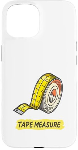 Lustiges Maßband, Grafikkunst Hülle für iPhone 15