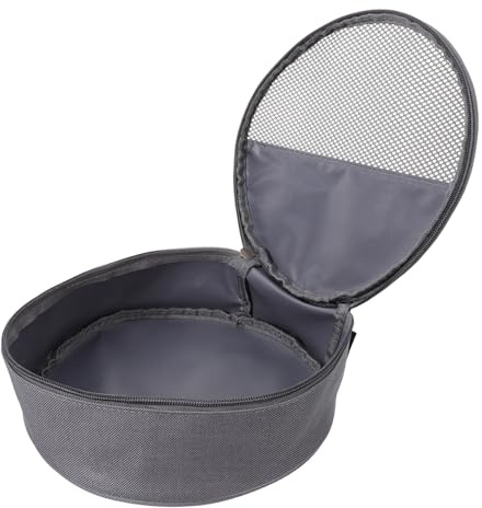 TOYANDONA Camping Geschirrbeutel Mit Netzfach Oxford Stoff Organizer Tasche Für Teller Besteck & Küchenutensilien Tragbar Für Outdoor Picknick & Camping 8.7X8.7X2.4 Zoll Aufbewahrung