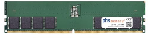 PHS-memory 48GB Memoria RAM Compatibile con QNAP TS-h1677AXU-RP-R7-32G DDR5 UDIMM 5600MHz PC5-44800U