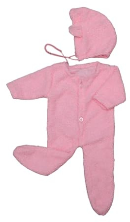 Asukohu Newborn Photography Props Bear Costume Hat Jumpsuit Set Baby Photo Romper Infant Milestones Outfit Photoshooting Wear Newborn Photo Props
