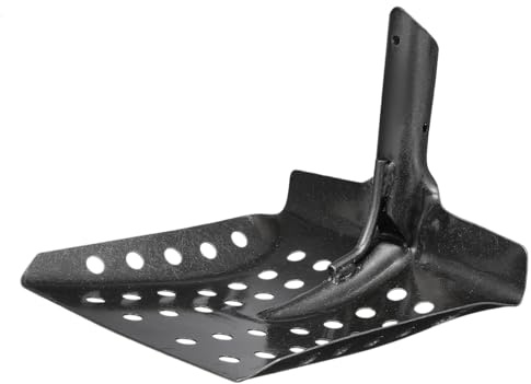 UPKOCH Pala Tamizadora de Metal Mango Ergonómico para Limpieza de Pozos Aguas Residuales en Jardines