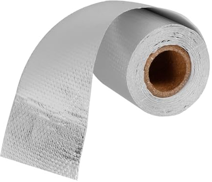 LIGIGWASH Aluminiumfolienband für Lüftungskanäle mit Hitzebeständigem Leicht Zuschneidbarem Aluminiumfolie Material für Vielseitige Industrielle Anwendungen