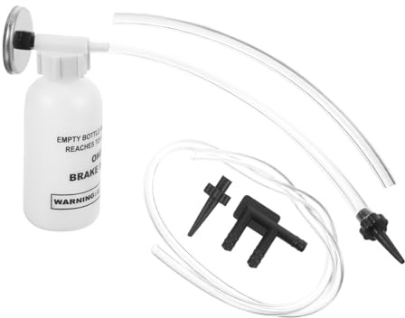 WEKADRIN Bremsen Entlüftungsset Auto Bremsenentlüfter Kit mit Kunststoff Magnet schläuchen Bremsflüssigkeitswechselgerät Kompakt und Einfach zu Lagern für Sicheres Bremsenwartung