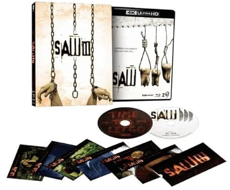 Saw III (2006) – 4K UHD + Blu-ray Limited Edition 3D Lenticular Hardcase + Art Cards