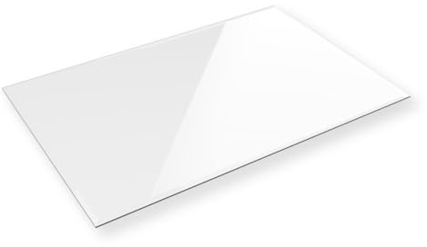 Euro Tische Glasplatte für Kaminofen und Tischplatte in 80x60cm Facettenschliff, Schutzplatte mit 6mm ESG Sicherheitsglas, Funkenschutzplatte, Glasboden für Kamin (Klarglas)