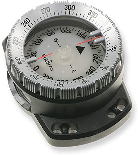 Tauchkompass Leuchtender Handgelenkkompass Wasserdichter Unterwasser-Navigationskompass mit Bungee (Schwarz)