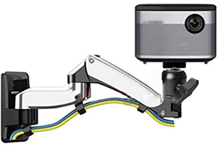 Projector Mount Universal Projector Wall Mount Gas Spring Full Motion 2-7kg Mini Projector Mount Small Projector Holder with 6mm Screw Projector Stand Adjustable Office Projector Stand (Color : B)