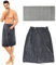 HWSWSH Toalla Sauna Hombre Gris 70x140cm + Toallas 100% Algodon 71x34cm, Toallas Ducha Grandes Toalla Microfibra Toalla Sauna Ajustable Grande Cubre y Seca Rápido para Sauna Gimnasio Playa Baño SPA
