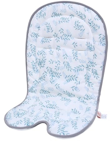 LAT Colchoneta Silla Paseo Universal, Funda Carro Bebe Universal Cojín Carro Bebe, Colchoneta Cojín para Cochecito Bebé (Verde)