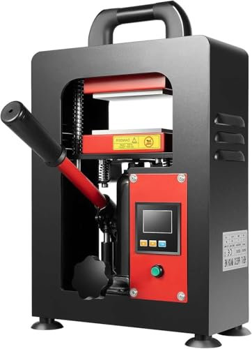 Pressa idraulica 900w doppia piastra riscaldamento Presser con pannello di controllo digitale per una stampa efficiente - 0-250 ° C pressa di calore