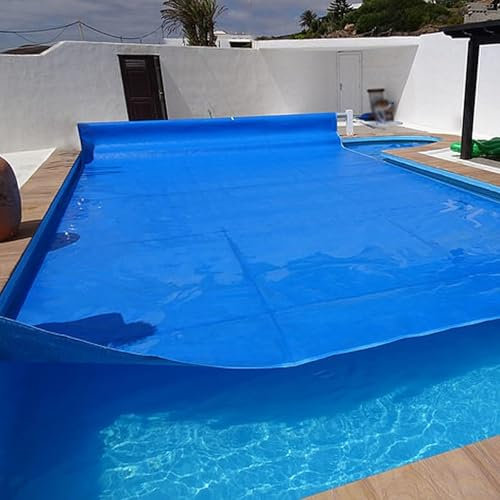 Cubierta solar rectangular para piscina, jacuzzi, spa, manta térmica flotante de burbujas para película de aislamiento térmico