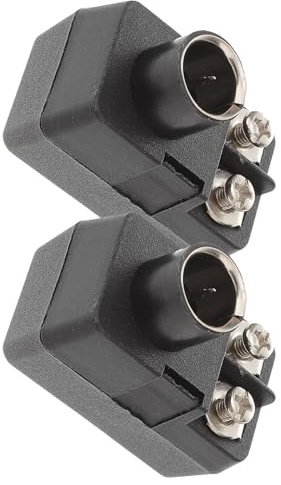 NUOBESTY 2piezas Adaptador De TV Adaptador De Antena Unidades Convertidor Coaxial Conector Rápido Presión para Adaptación De Antena Salas De TV